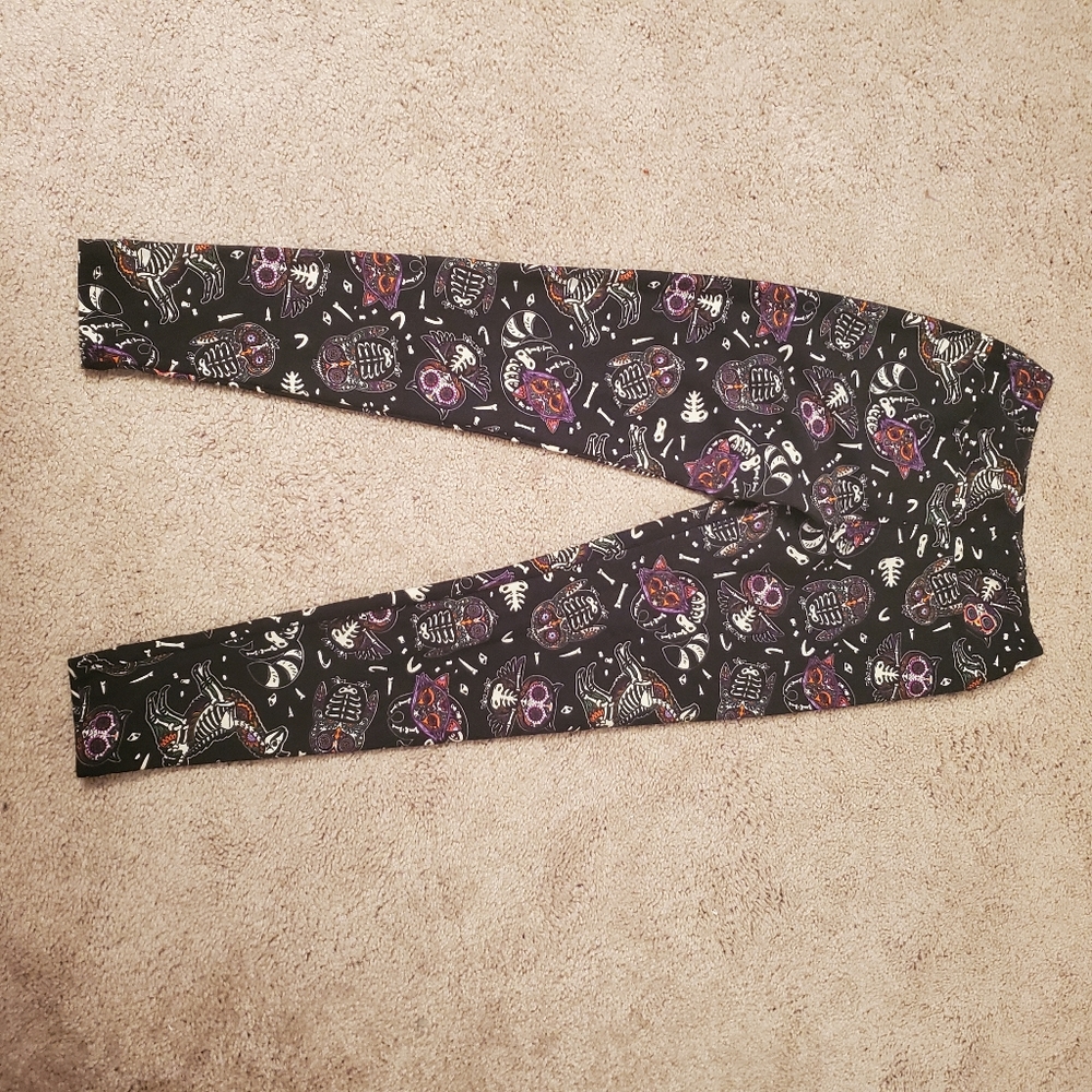 Lularoe Halloween Collection skeleton animals Tween size